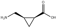 (1S,2R)-2-(Aminomethyl)cyclopropanecarboxylic acid,324080-83-3,结构式