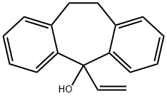 5H-Dibenzo[a,d]cyclohepten-5-ol, 5-ethenyl-10,11-dihydro- 化学構造式