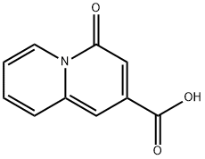 4H-Quinolizine-2-carboxylic acid, 4-oxo- 化学構造式