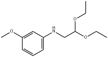 Benzenamine, N-(2,2-diethoxyethyl)-3-methoxy- Struktur