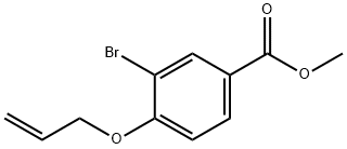 Methyl 3-bromo-4-allyloxybenzoate 结构式