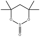 1,3,2-Dioxathiane, 4,4,6,6-tetramethyl-, 2-oxide 化学構造式