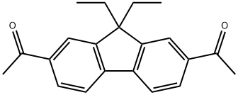 Fluorene, 2,7-diacetyl-9,9-diethyl- (8CI) Struktur