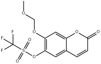 Methanesulfonic acid, 1,1,1-trifluoro-, 7-(methoxymethoxy)-2-oxo-2H-1-benzopyran-6-yl ester