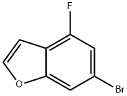 Benzofuran, 6-bromo-4-fluoro- Structure