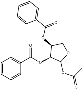 2,3,4-Furantriol, tetrahydro-, 2-acetate 3,4-dibenzoate, (3R,4S)- 结构式