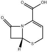 5-Thia-1-azabicyclo[4.2.0]oct-2-ene-2-carboxylic acid, 8-oxo-, (6R)- Struktur