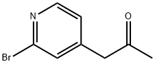 1-(2-溴吡啶-4-基)丙-2-酮, 326818-11-5, 结构式