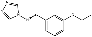 4H-1,2,4-Triazol-4-amine,N-[(3-ethoxyphenyl)methylene]-(9CI) Struktur