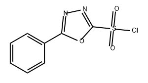1,3,4-Oxadiazole-2-sulfonyl chloride, 5-phenyl- Structure