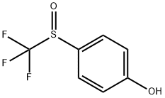 PHENOL, 4-[(TRIFLUOROMETHYL)SULFINYL]- 结构式