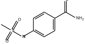 Benzamide, 4-[(methylsulfonyl)amino]- Structure