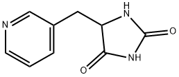 2,4-Imidazolidinedione, 5-(3-pyridinylmethyl)- Structure