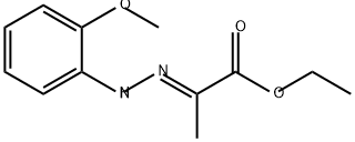 Propanoic acid, 2-[(2-methoxyphenyl)hydrazono]-, ethyl ester, (E)- (9CI)