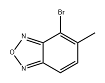 2,1,3-Benzoxadiazole, 4-bromo-5-methyl- Struktur