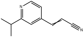 2-Propenenitrile,3-[2-(1-methylethyl)-4-pyridinyl]-(9CI)|