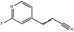 2-Propenenitrile,3-(2-fluoro-4-pyridinyl)-(9CI) Structure