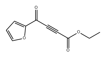 2-Butynoic acid, 4-(2-furanyl)-4-oxo-, ethyl ester Structure