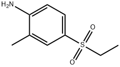 Benzenamine, 4-(ethylsulfonyl)-2-methyl- Structure