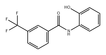 Benzamide, N-(2-hydroxyphenyl)-3-(trifluoromethyl)- Structure