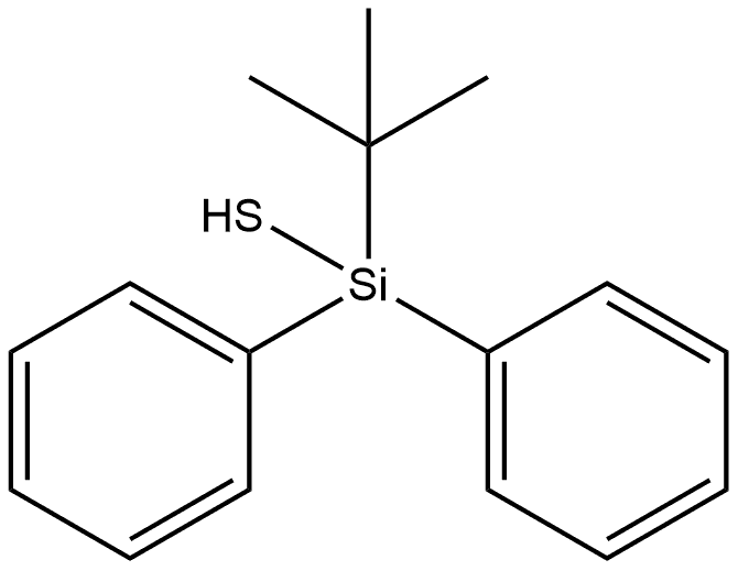 tert-butyldiphenylsilanethiol Structure