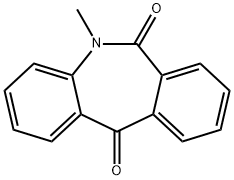 11-hydroxy-5-methyl-5,11-dihydro-6H-dibenzo[b,e]azepin-6-one 结构式