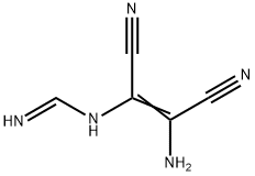 Methanimidamide, N-(2-amino-1,2-dicyanoethenyl)- Structure