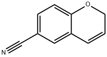 2H-1-Benzopyran-6-carbonitrile 结构式