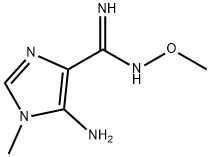 1H-Imidazole-4-carboximidamide, 5-amino-N-methoxy-1-methyl- Structure
