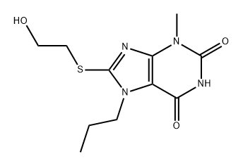 1H-Purine-2,6-dione, 3,7-dihydro-8-[(2-hydroxyethyl)thio]-3-methyl-7-propyl-|ANAT INHIBITOR-1