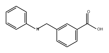 Benzoic acid, 3-[(phenylamino)methyl]- Structure