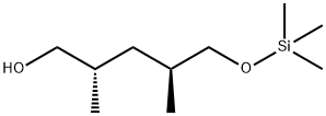 1-Pentanol, 2,4-dimethyl-5-[(trimethylsilyl)oxy]-, (2S,4S)- Structure