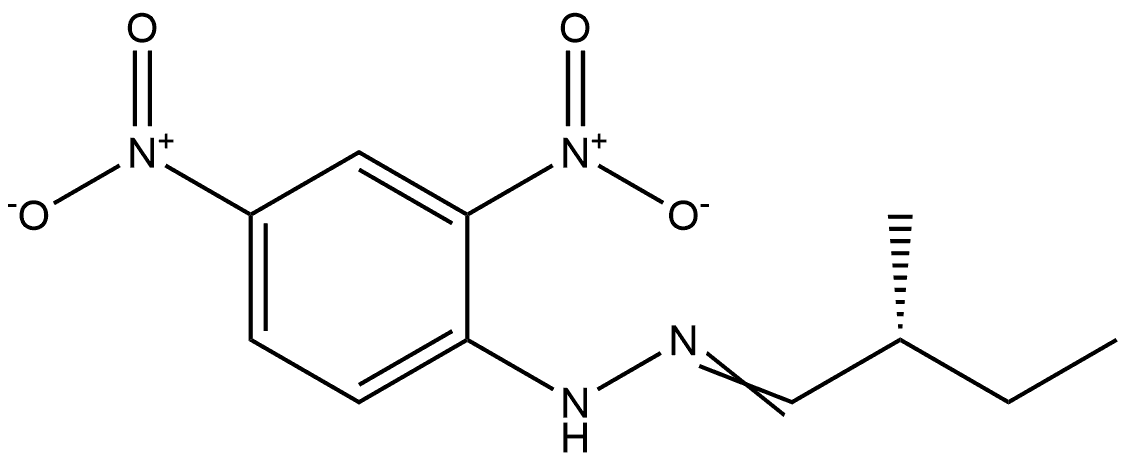 Butyraldehyde, 2-methyl-, (2,4-dinitrophenyl)hydrazone, (R)-(-)- (8CI)