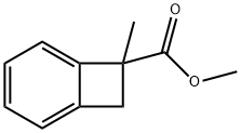 Methyl 1-methyl-1,2-dihydrocyclobutabenzene-1-carboxylate Struktur