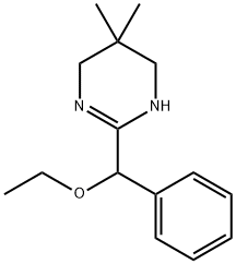 3,4,5,6-Tetrahydro-5,5-dimethyl-2-(α-ethoxybenzyl)pyrimidine,33236-02-1,结构式