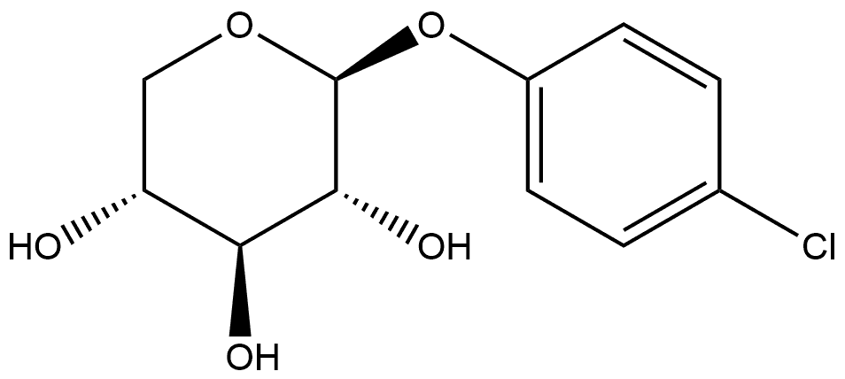 β-D-Xylopyranoside, 4-chlorophenyl 结构式