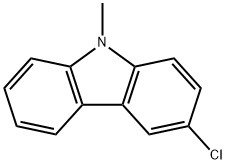 9H-Carbazole, 3-chloro-9-methyl-,33268-90-5,结构式