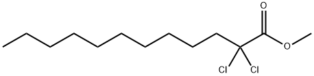 Dodecanoic acid, 2,2-dichloro-, methyl ester Structure