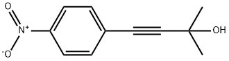 3-Butyn-2-ol, 2-methyl-4-(4-nitrophenyl)- Structure