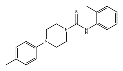 1-Piperazinecarbothioamide, N-(2-methylphenyl)-4-(4-methylphenyl)-|WAY-300319