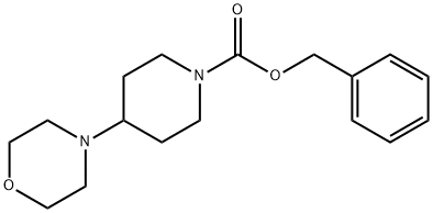 1-Piperidinecarboxylic acid, 4-(4-morpholinyl)-, phenylmethyl ester,334942-09-5,结构式