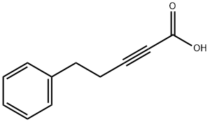 5-Phenyl-pent-2-ynoic acid 化学構造式