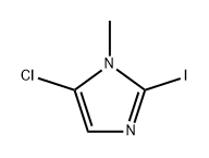 1H-Imidazole, 5-chloro-2-iodo-1-methyl- 化学構造式