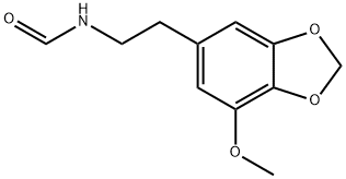 Formamide, N-[2-(7-methoxy-1,3-benzodioxol-5-yl)ethyl]- 化学構造式