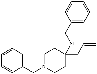 4-Piperidinamine, N,1-bis(phenylmethyl)-4-(2-propen-1-yl)- Structure