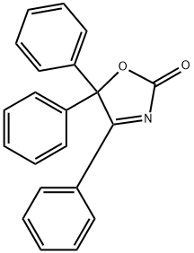 2(5H)-Oxazolone, 4,5,5-triphenyl- Structure