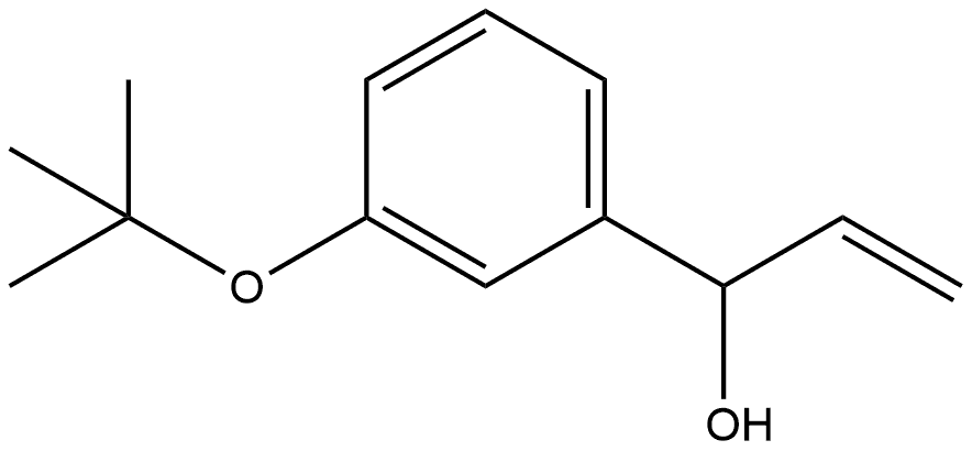 3-(1,1-Dimethylethoxy)-α-ethenylbenzenemethanol Structure