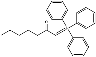 2-Heptanone, 1-(triphenylphosphoranylidene)- Struktur