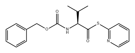 Butanethioic acid, 3-methyl-2-[[(phenylmethoxy)carbonyl]amino]-, S-2-pyridinyl ester, (2S)-