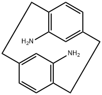 Tricyclo[8.2.2.24,7]hexadeca-4,6,10,12,13,15-hexaene-5,11-diamine Structure